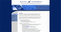 Desktop Screenshot of digitaleconomics.com